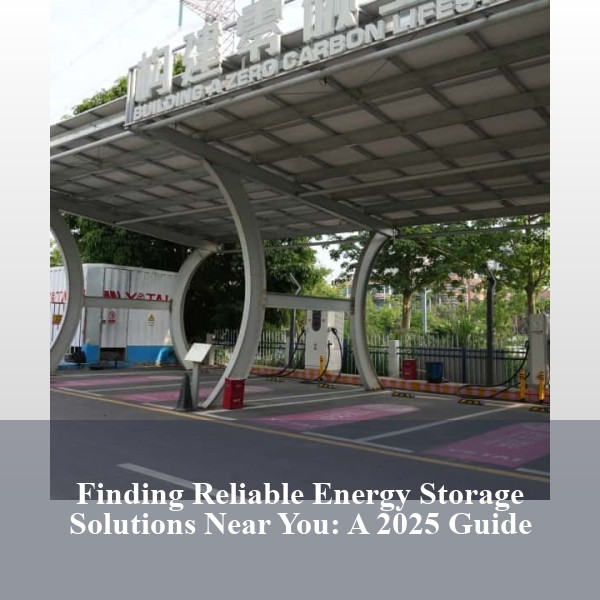 Finding Reliable Energy Storage Solutions Near You: A 2025 Guide